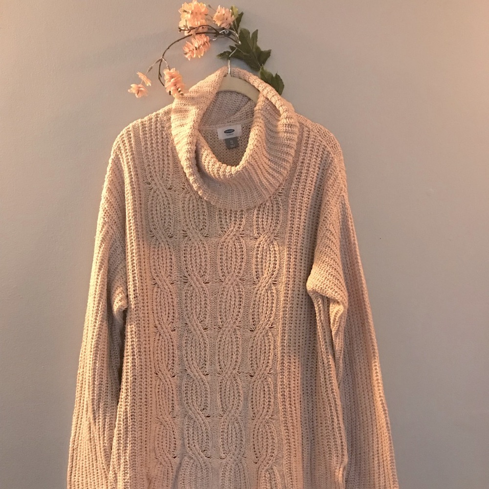 Cowl neck sweater - cream
